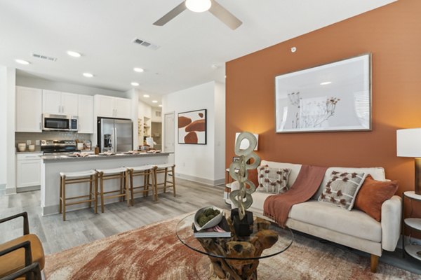 living room at Alta Marine Creek Apartments