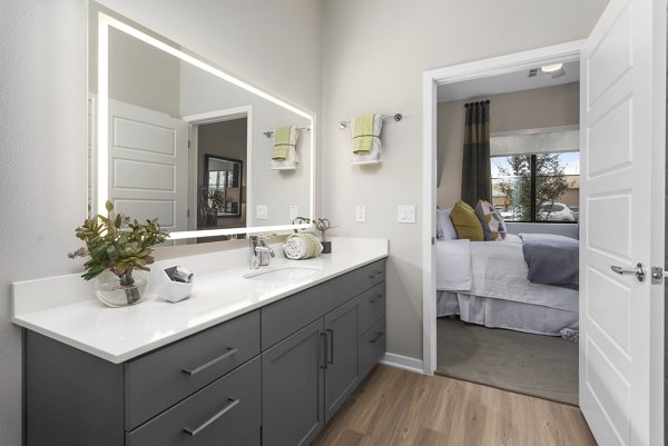 Bathroom at Alta North Central Apartments