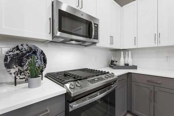 Kitchen at Alta North Central Apartments