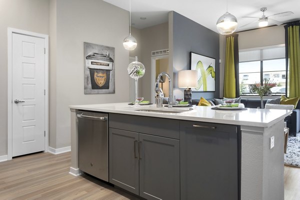 Kitchen at Alta North Central Apartments