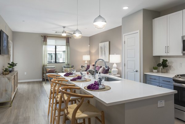 Kitchen at Alta North Central Apartments