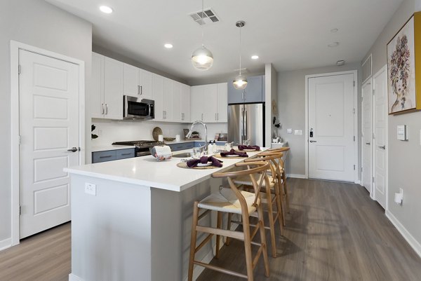 Kitchen at Alta North Central Apartments