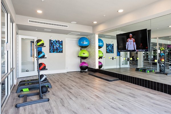 fitness center at Alta NV Apartments