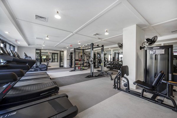 Fitness room at Alta Oxbow Apartments