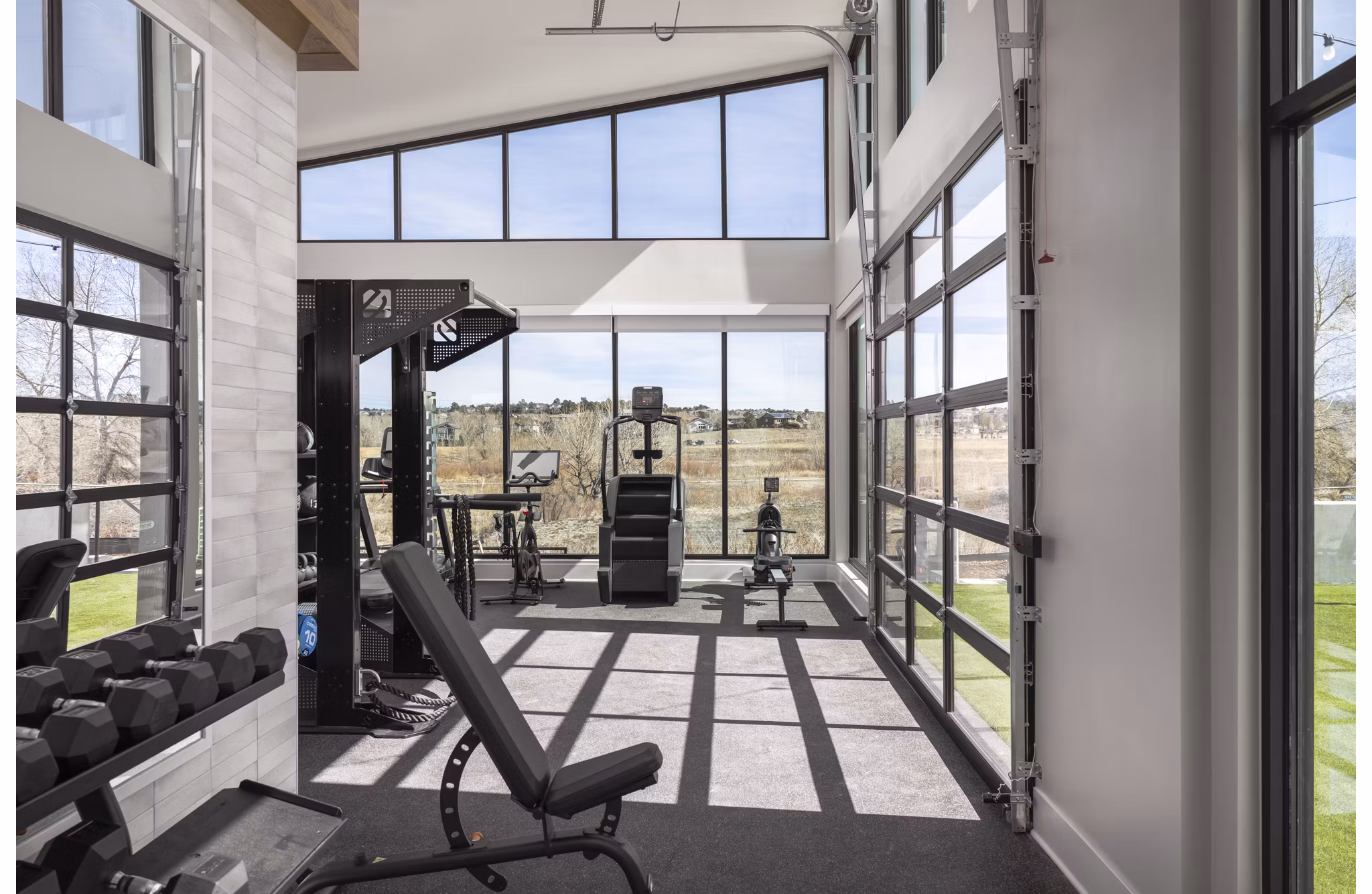 fitness center at Alta Piney Creek Apartments