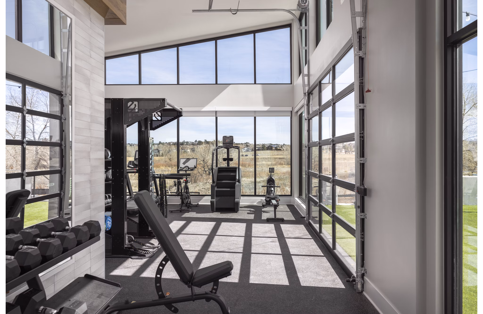 fitness center at Alta Piney Creek Apartments