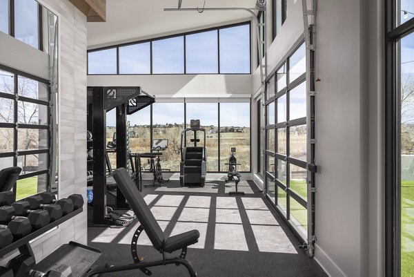 fitness center at Alta Piney Creek Apartments