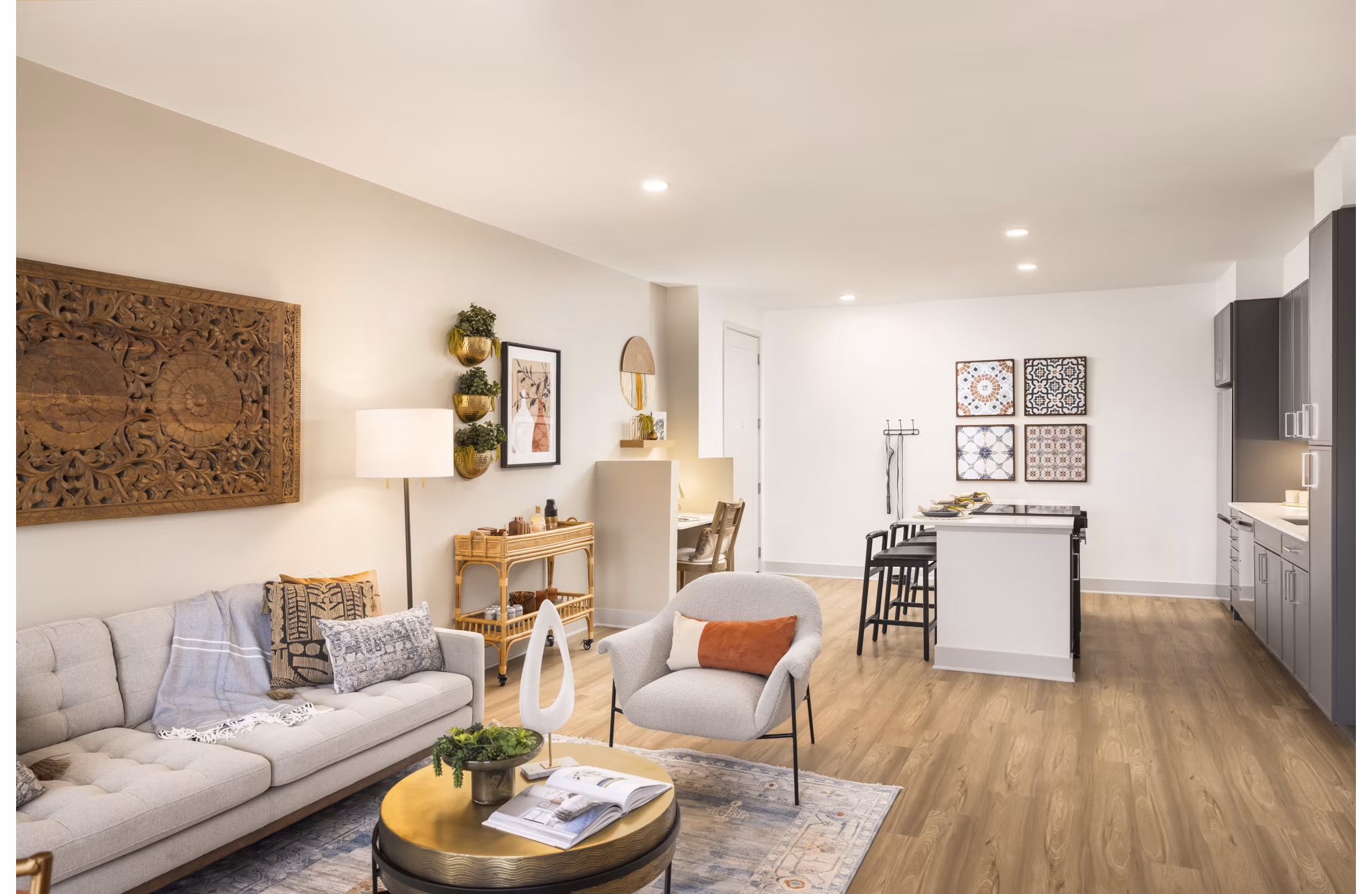 living room at Alta Piney Creek Apartments