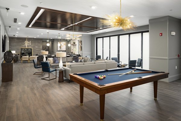 Clubhouse featuring elegant interiors and modern furnishings at Alta Porter on Peachtree luxury apartments