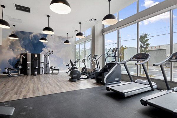 Fitness center at Alta Potrero Apartments