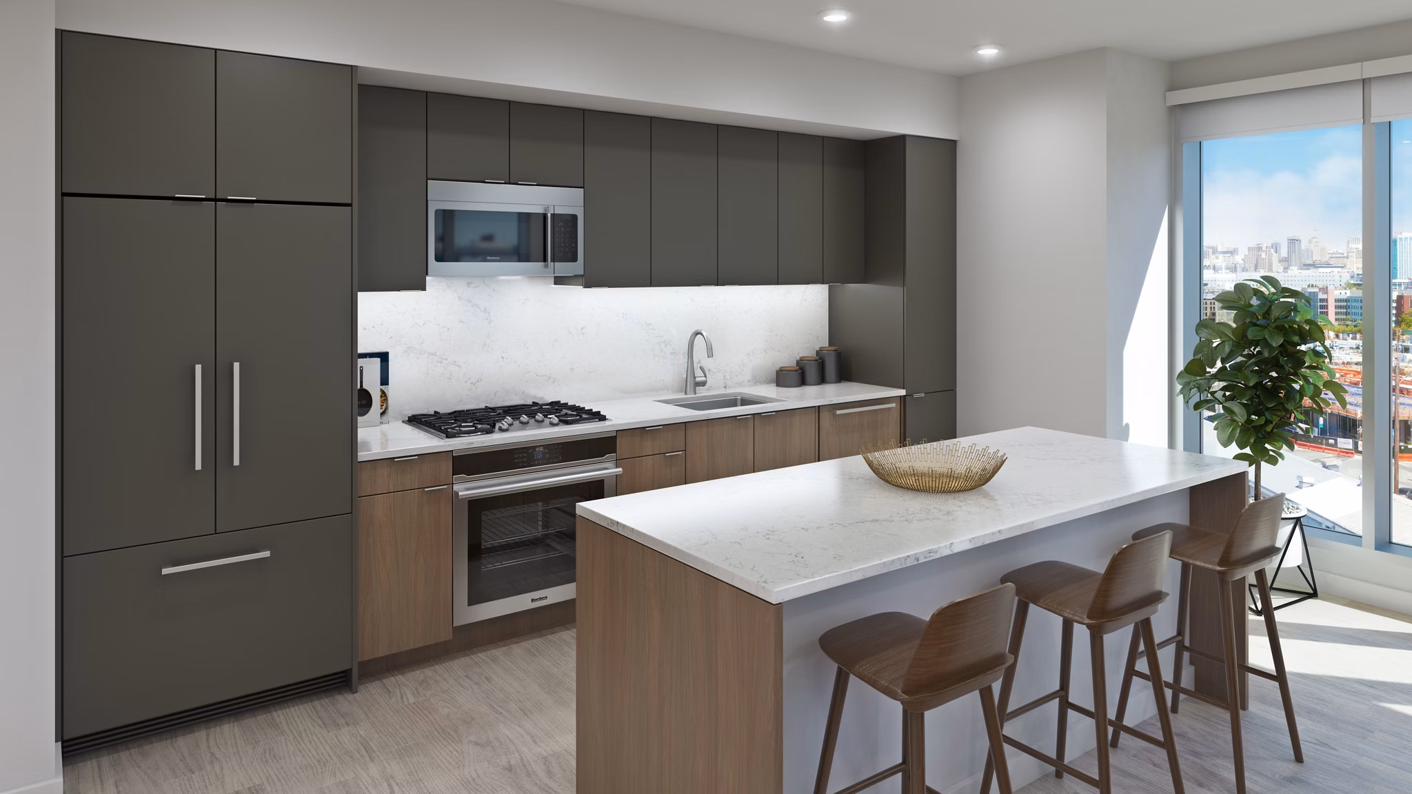 Kitchen at Alta Potrero Apartments