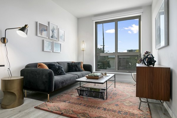 Living room at Alta Potrero Apartments