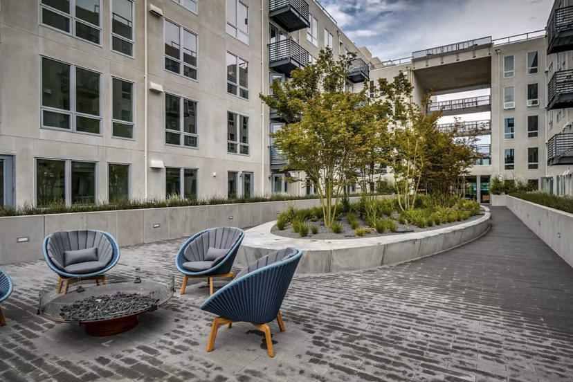 Patio at Alta Potrero Apartments