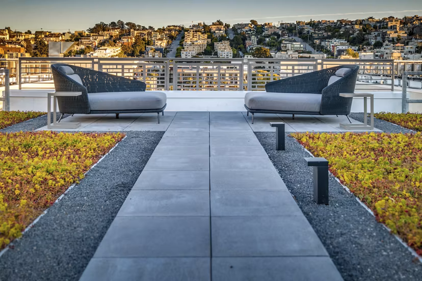 View of the skyline at Alta Potrero Apartments
