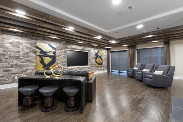 Clubhouse with modern design and stylish seating in Alta River Oaks Apartments