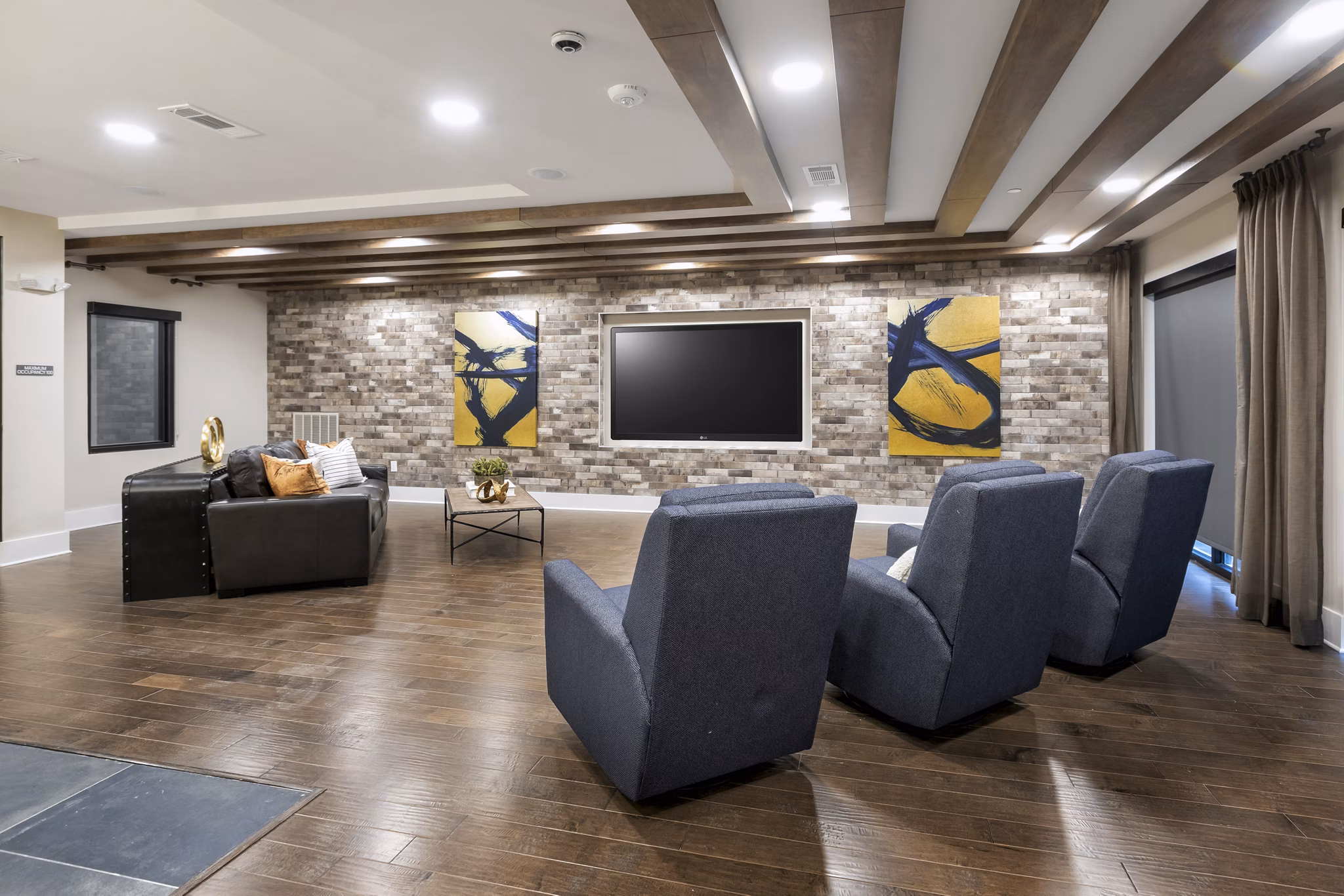 Luxurious clubhouse with modern decor at Alta River Oaks Apartments