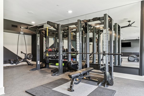 fitness center at Alta Riverside Apartments 