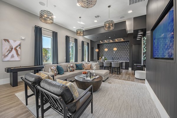 Clubhouse featuring modern decor and social spaces at Alta Rolling Oaks luxury apartments