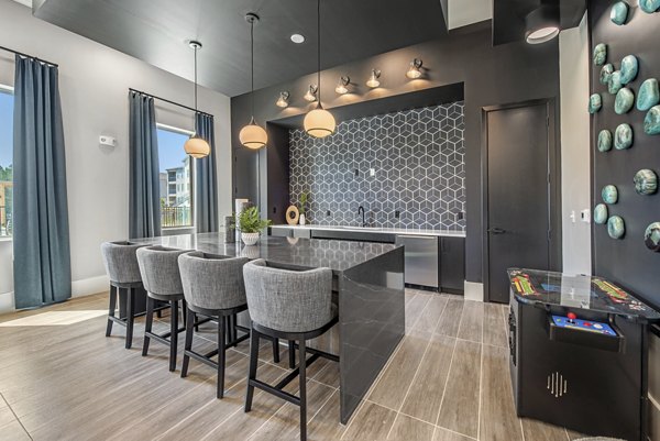 Clubhouse featuring chic lounge areas and modern decor at Alta Rolling Oaks luxury apartments