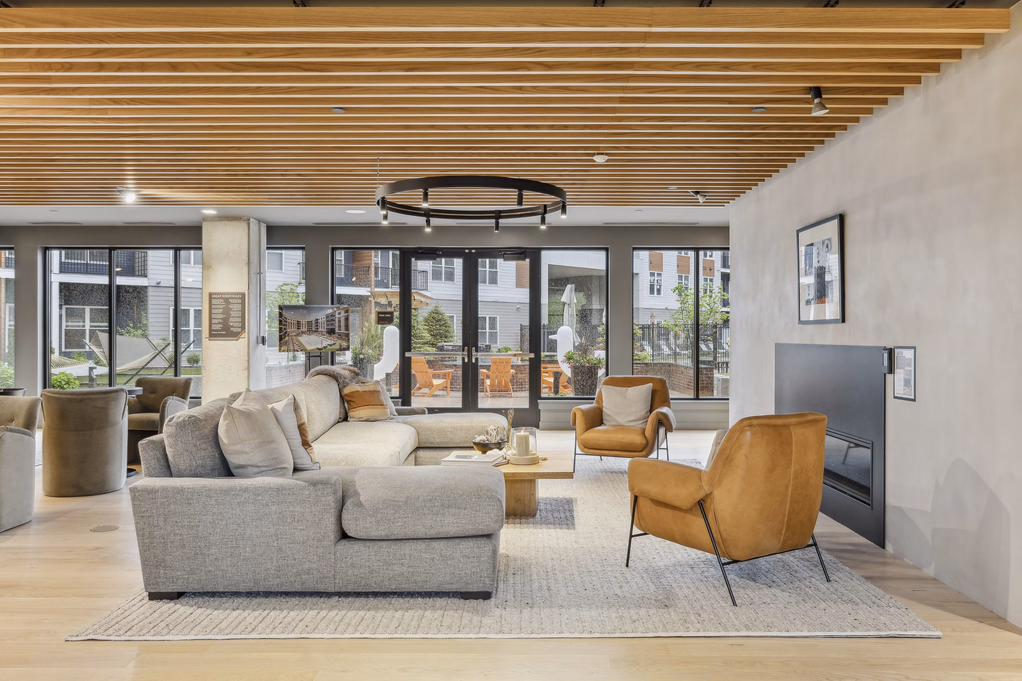Clubhouse/Lobby at Alta On The Row Apartments