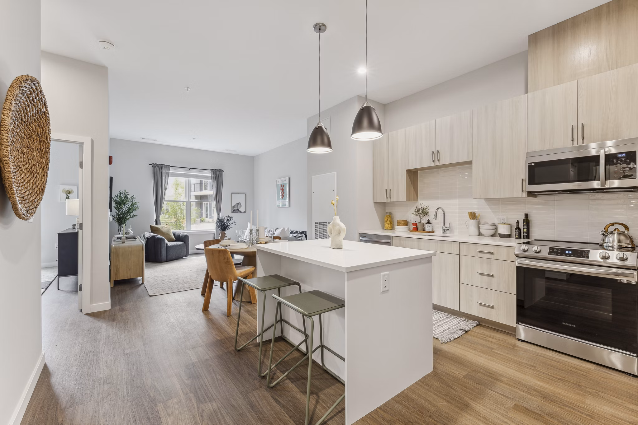 Kitchen at Alta On The Row Apartments
