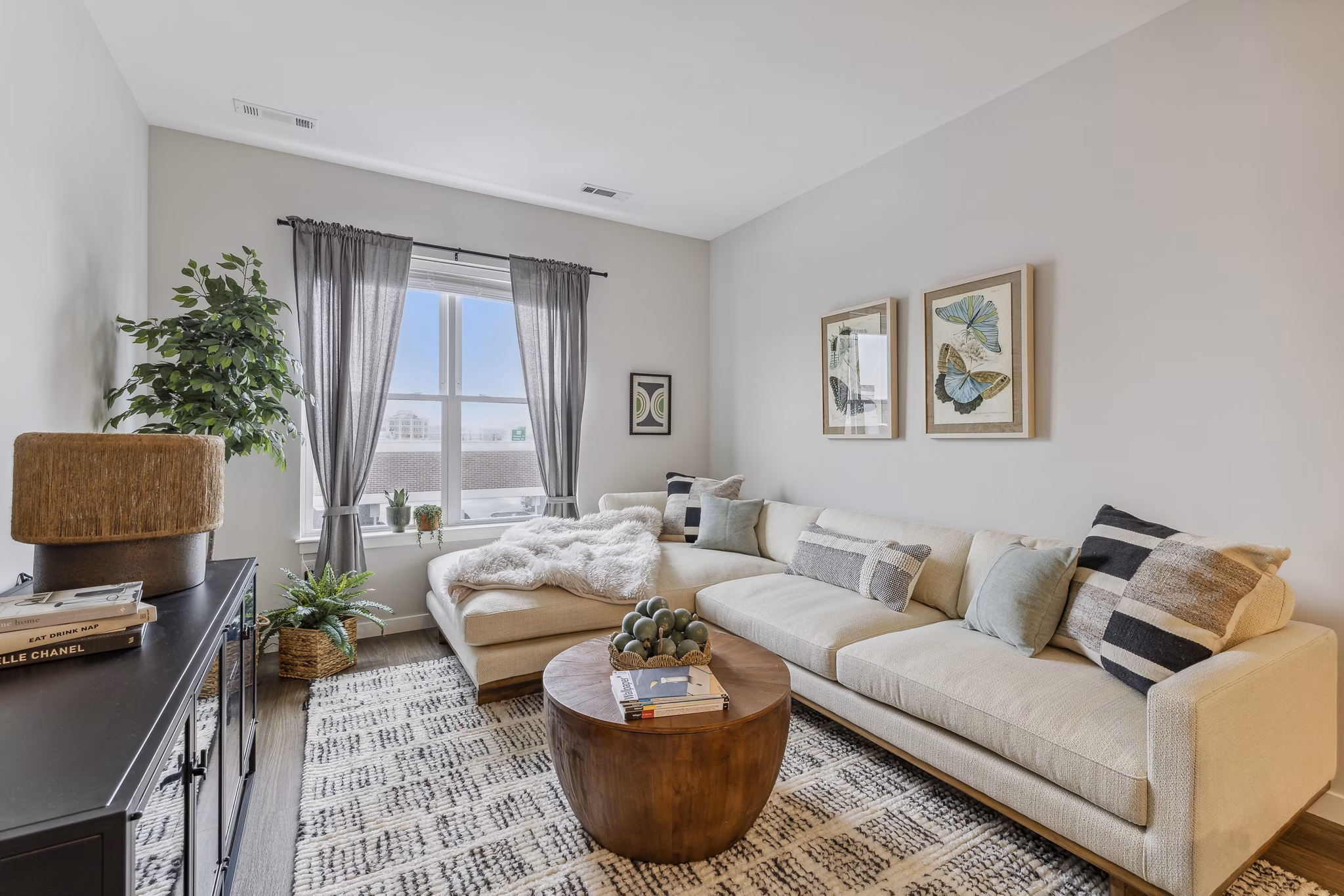 Living Room at Alta On The Row Apartments