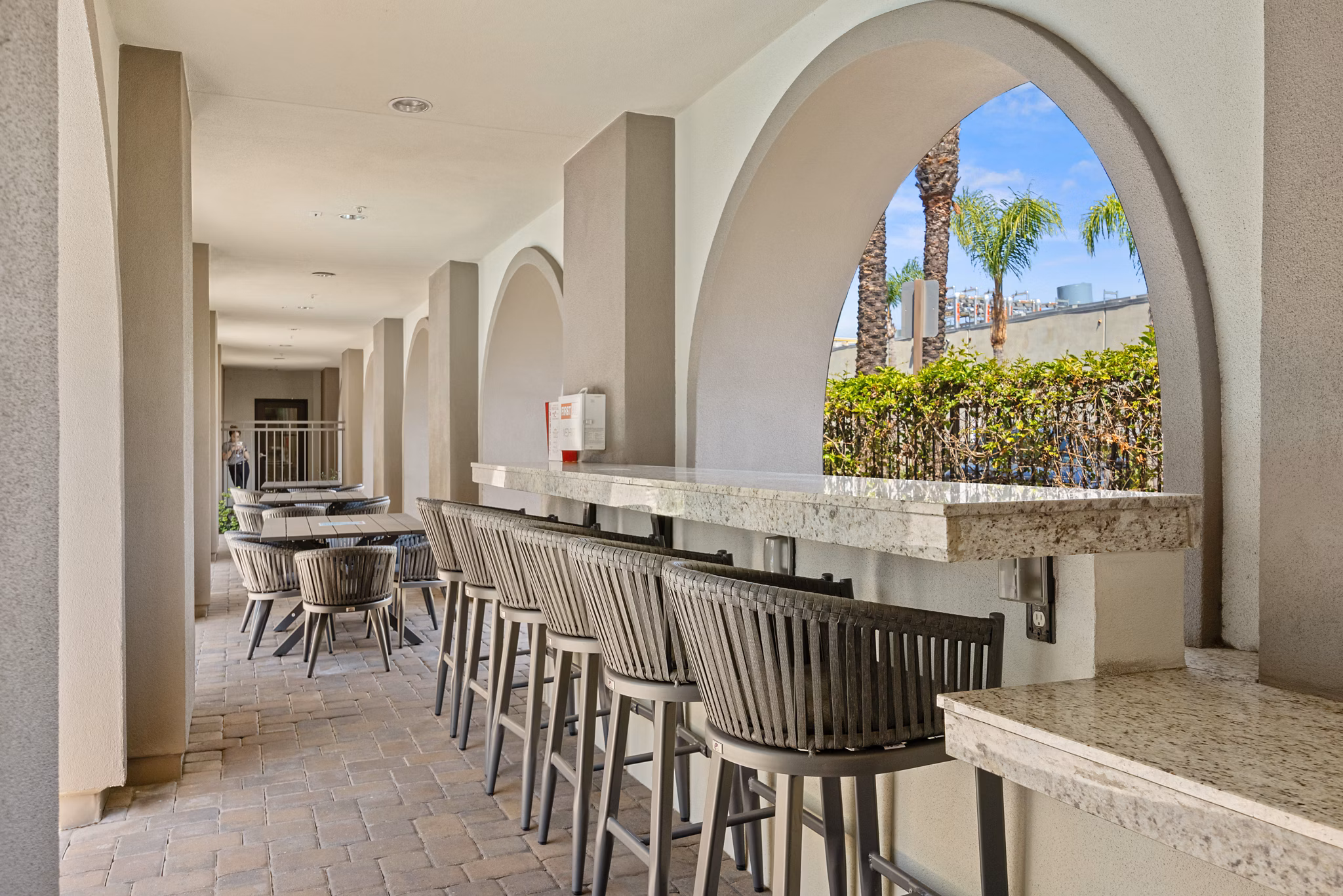 Patio at Alta South Bay Apartments