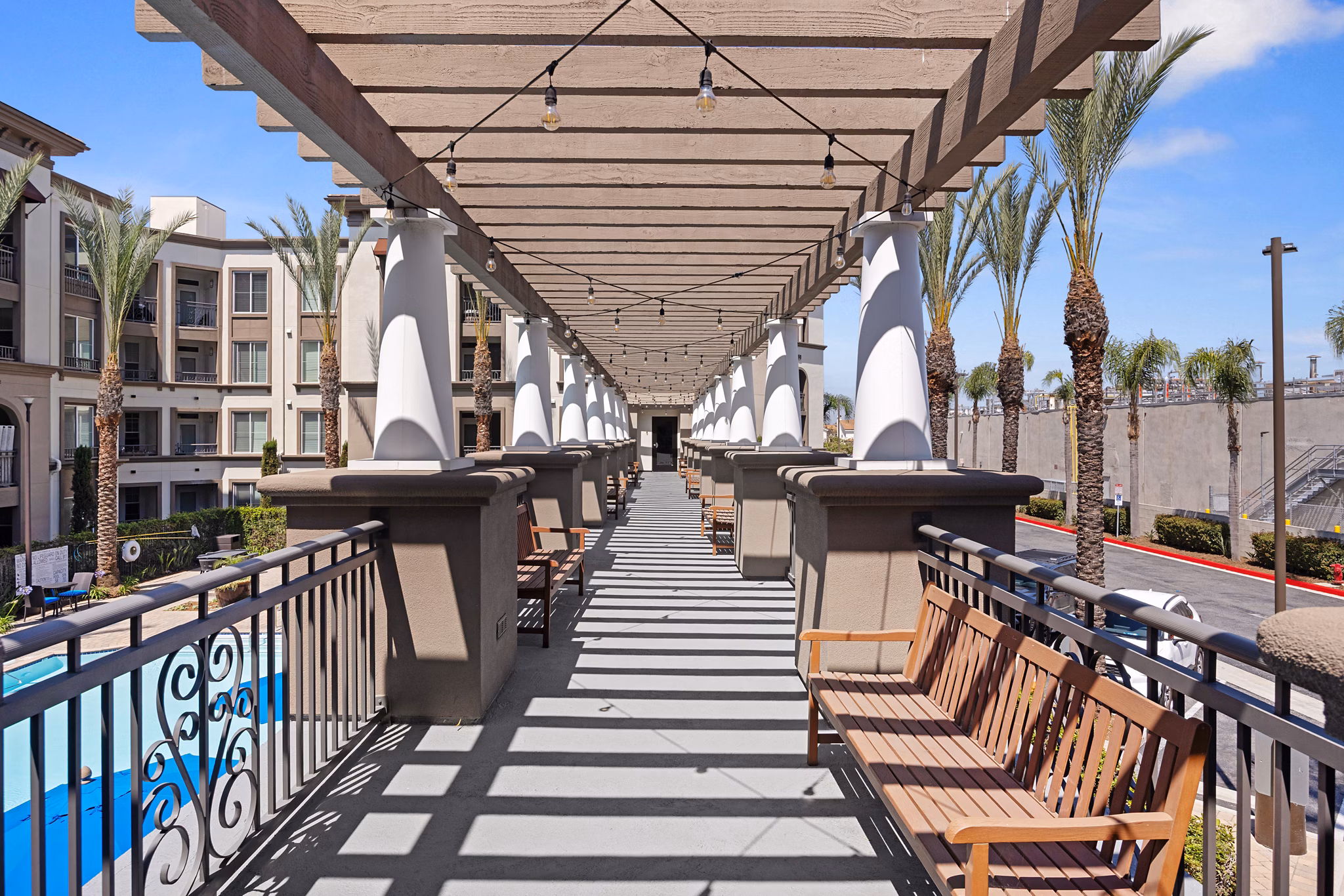 Patio at Alta South Bay Apartments