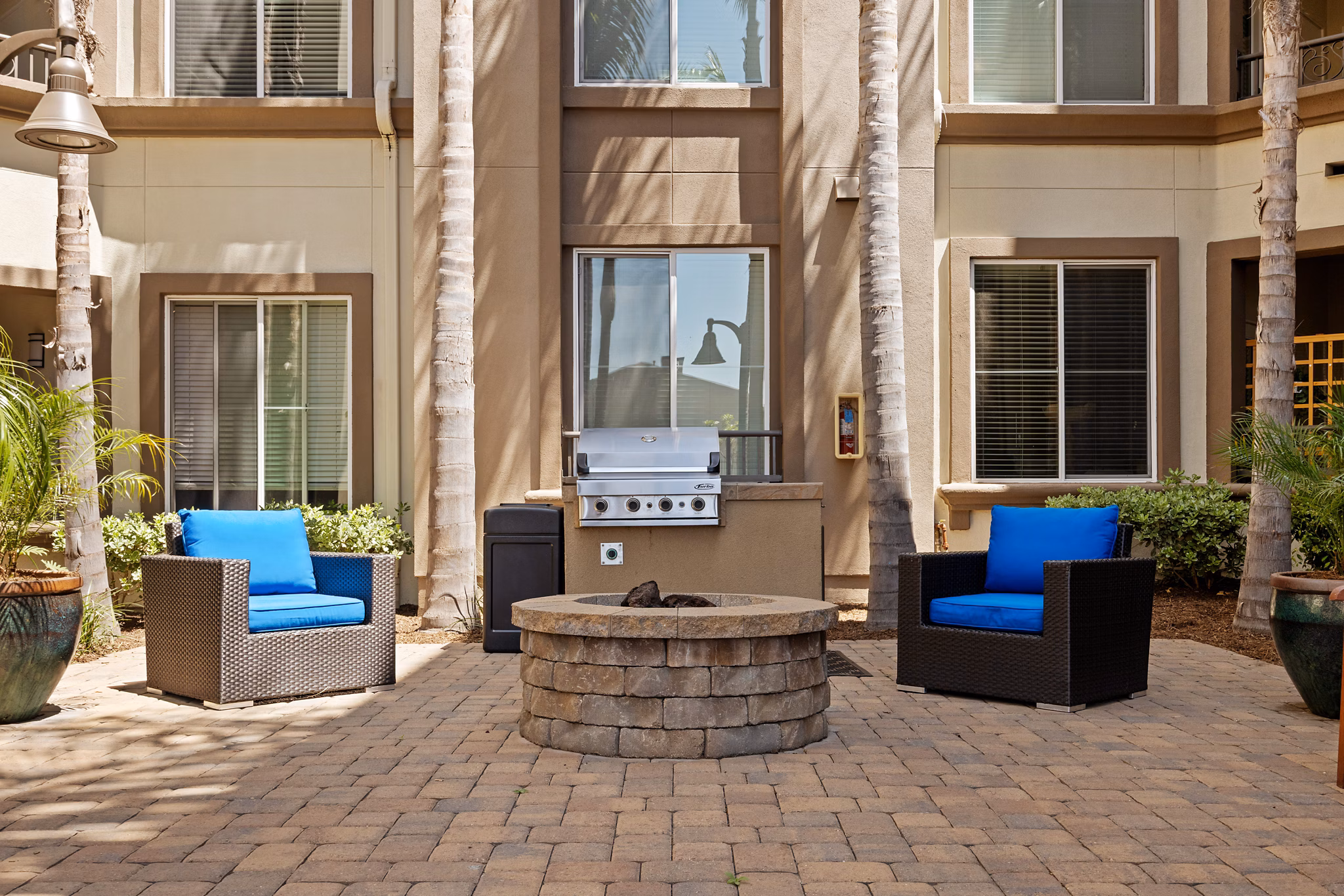 Patio at Alta South Bay Apartments