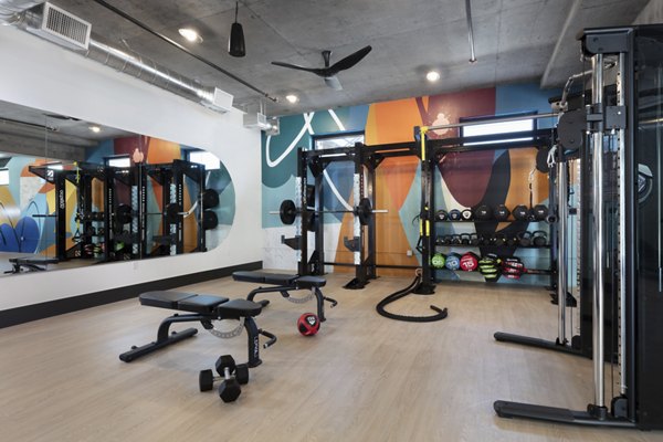 Fitness center with modern equipment at Alta Star Harbor Apartments