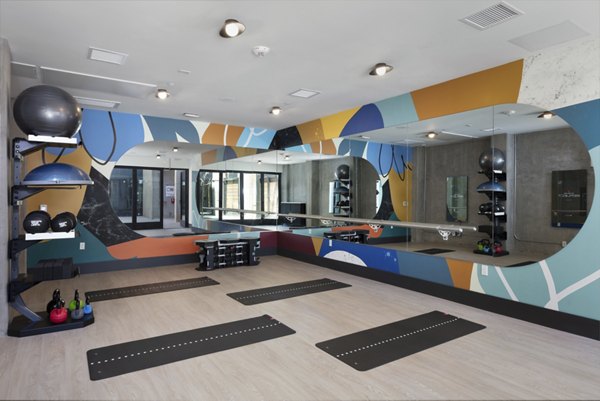 Fitness center with modern equipment at Alta Star Harbor Apartments