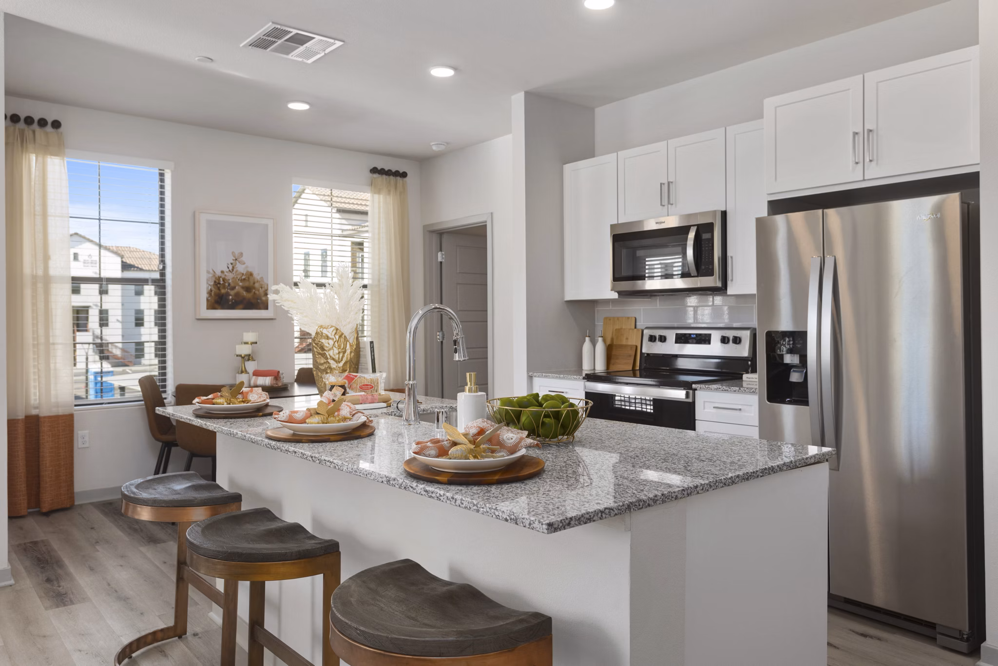 Alta Surprise Apartments: Open-concept living room with stylish decor and natural light