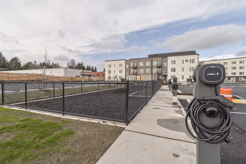 car charging station at Alta University Place