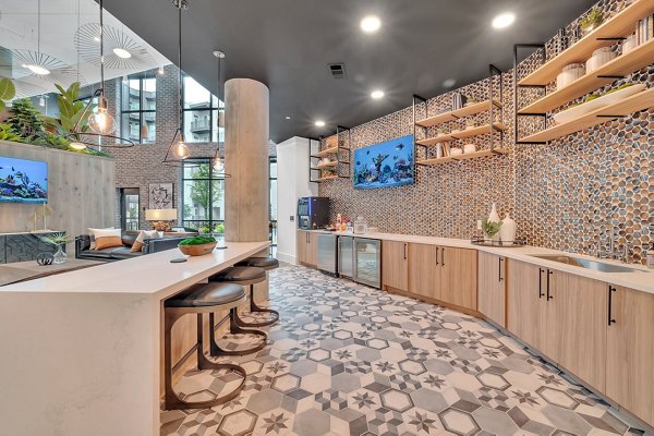 Clubhouse at Alta West Morehead featuring luxurious seating and elegant decor
