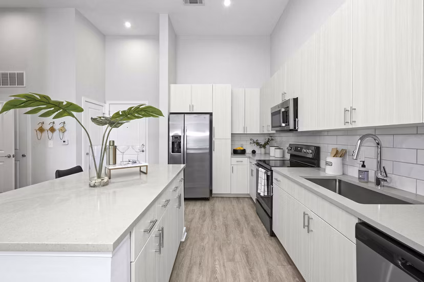 kitchen at Alta West Morehead Apartments 