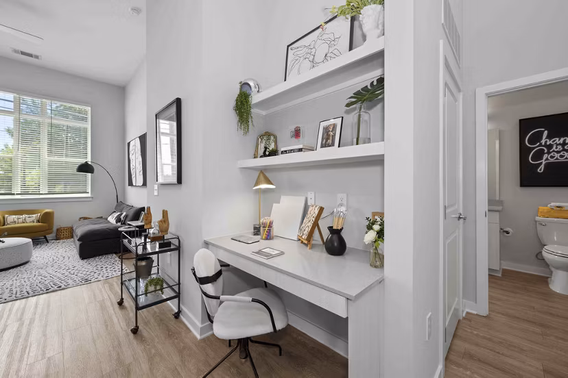 living room at Alta West Morehead Apartments 