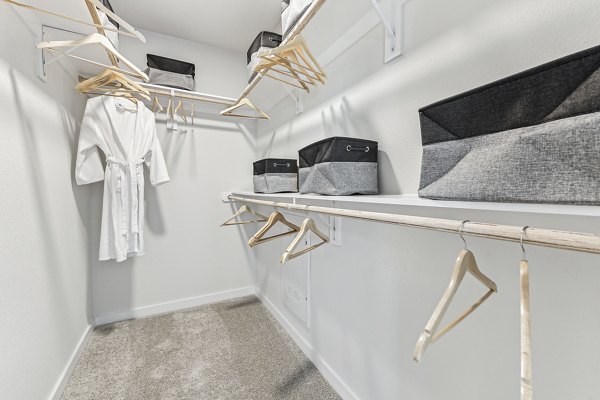 closet at Alta Wildhorse Ranch Apartments