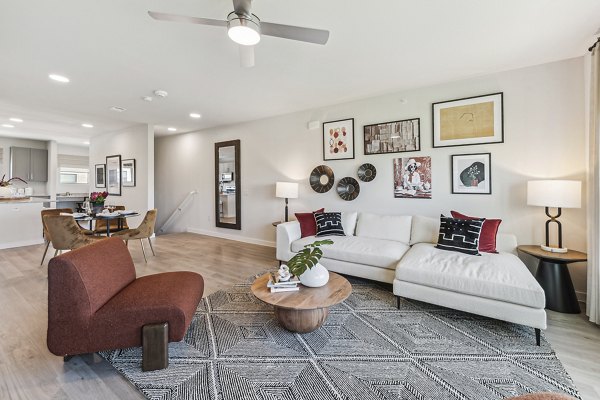living room at Alta Wildhorse Ranch Apartments