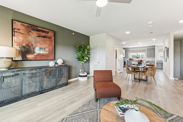 living room at Alta Wildhorse Ranch Apartments