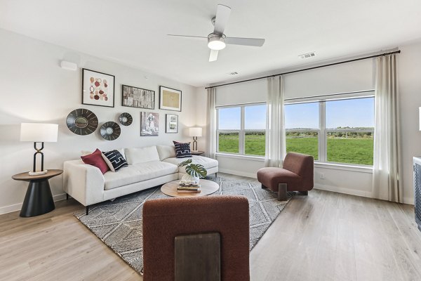 living room at Alta Wildhorse Ranch Apartments