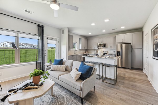 living room at Alta Wildhorse Ranch Apartments