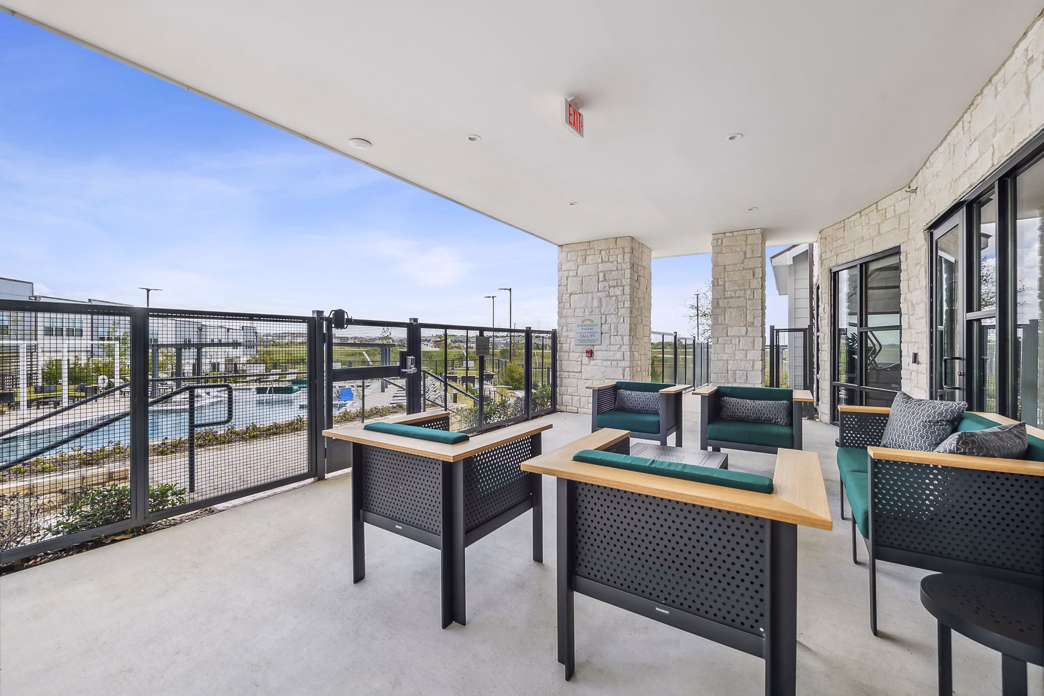 patio at Alta Wildhorse Ranch Apartments