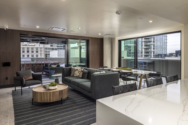 Club at The Brady: Modern luxury apartments with stunning city views in urban Dallas