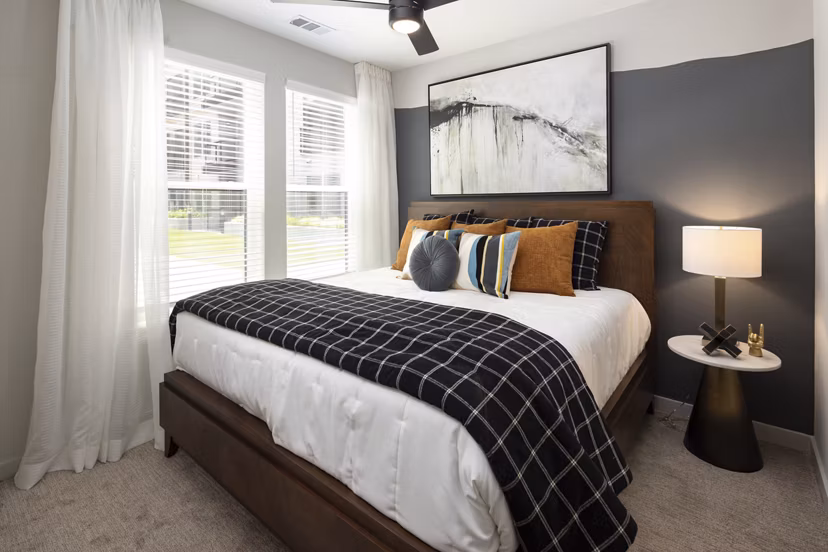 bedroom at The Beverly by Alta Apartments