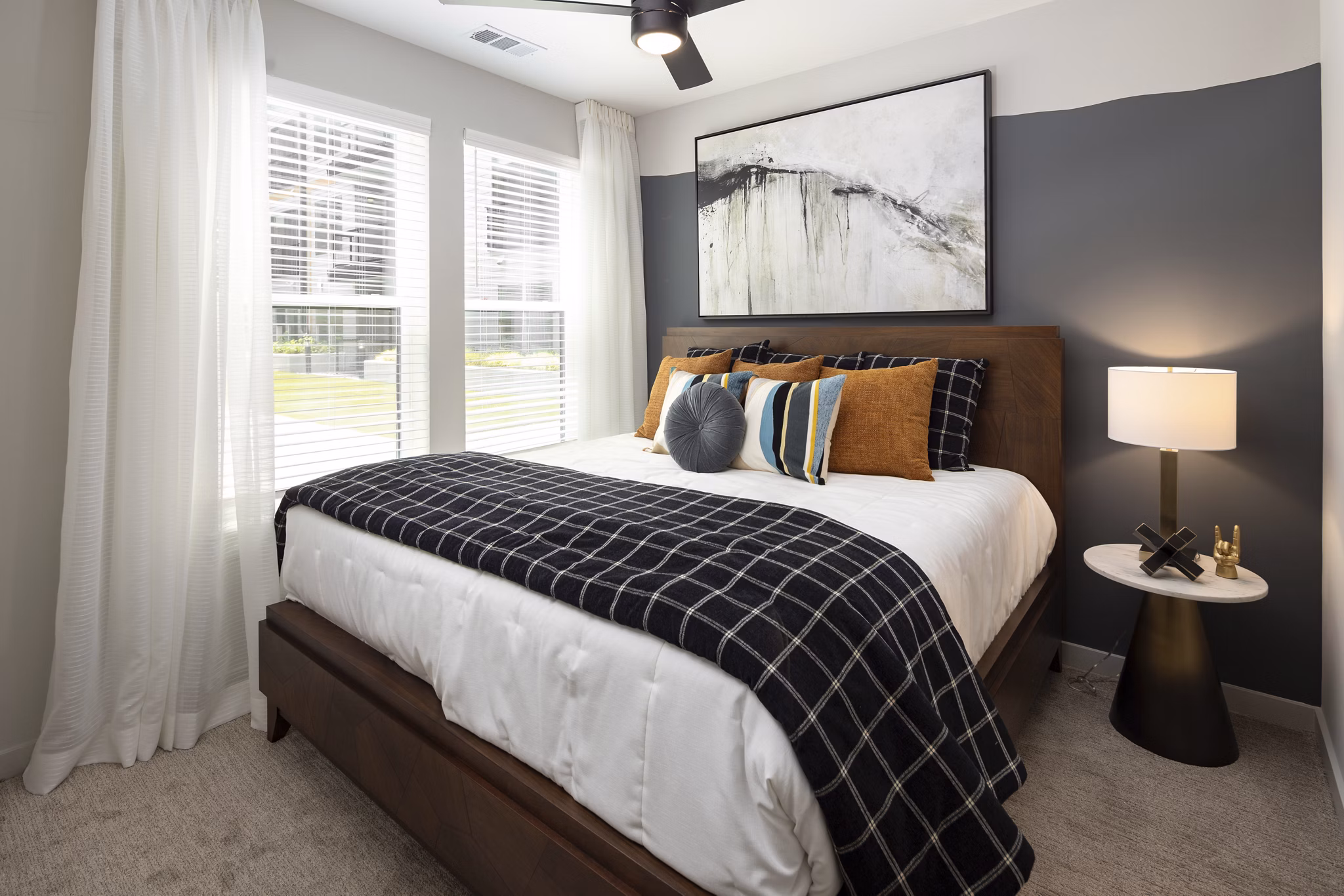 bedroom at The Beverly by Alta Apartments