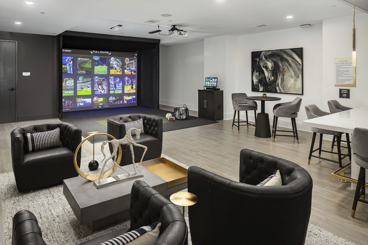 Game room at The Beverly By Alta (1 of 3)