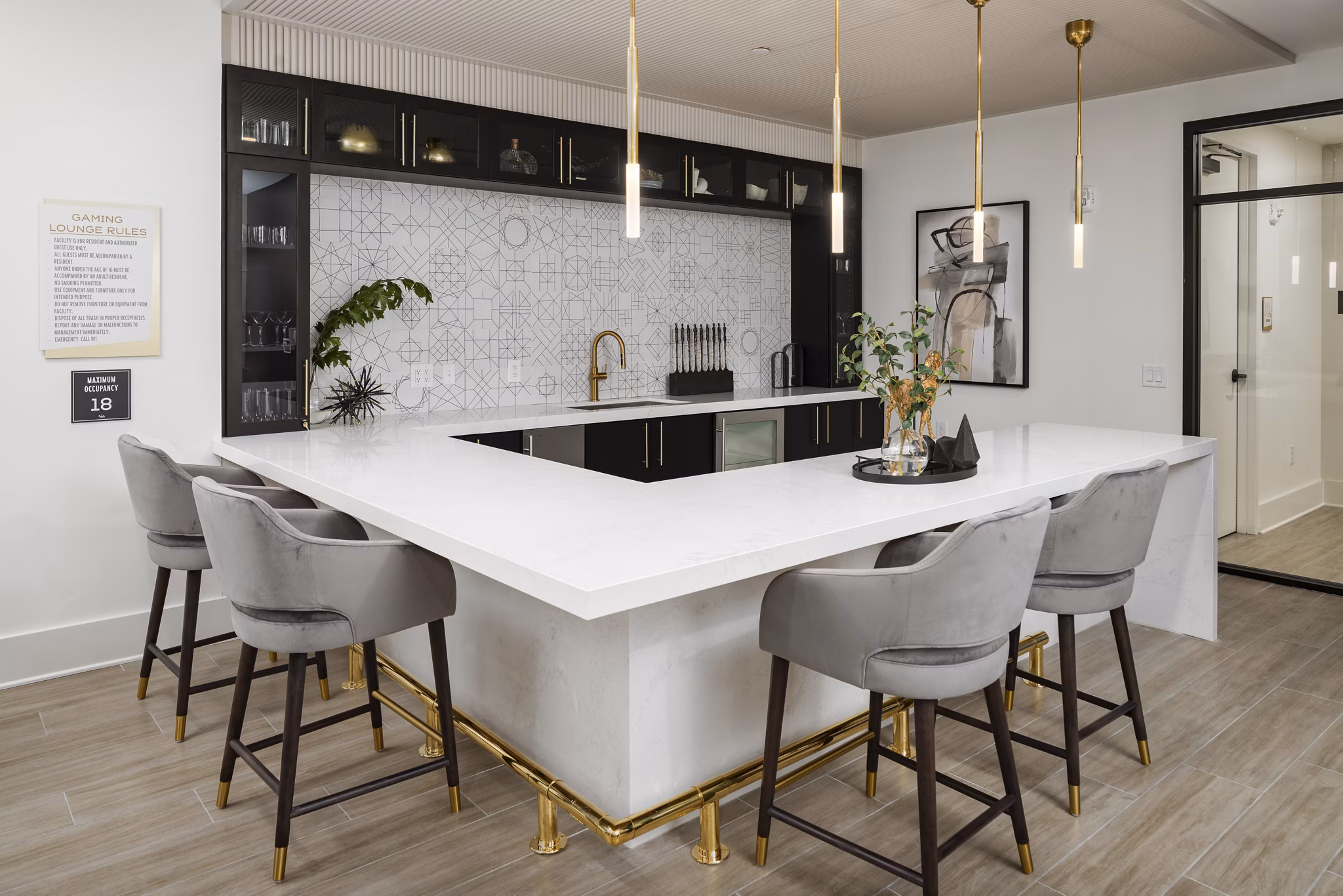 clubhouse at The Beverly by Alta Apartments