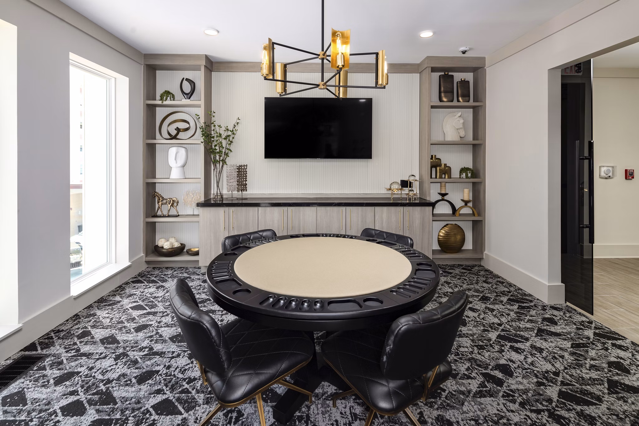 game room at The Beverly by Alta Apartments