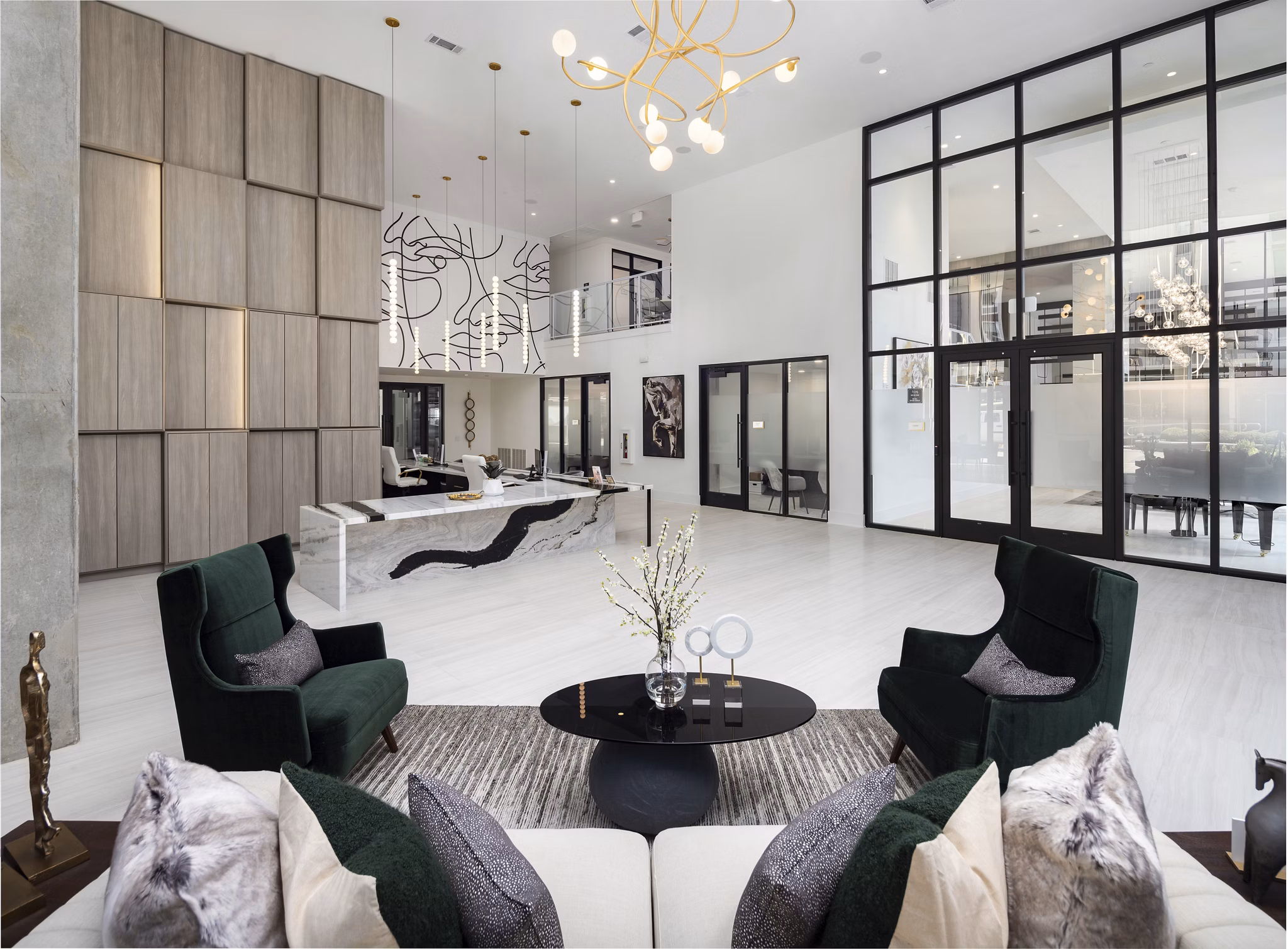 clubhouse at The Beverly by Alta Apartments