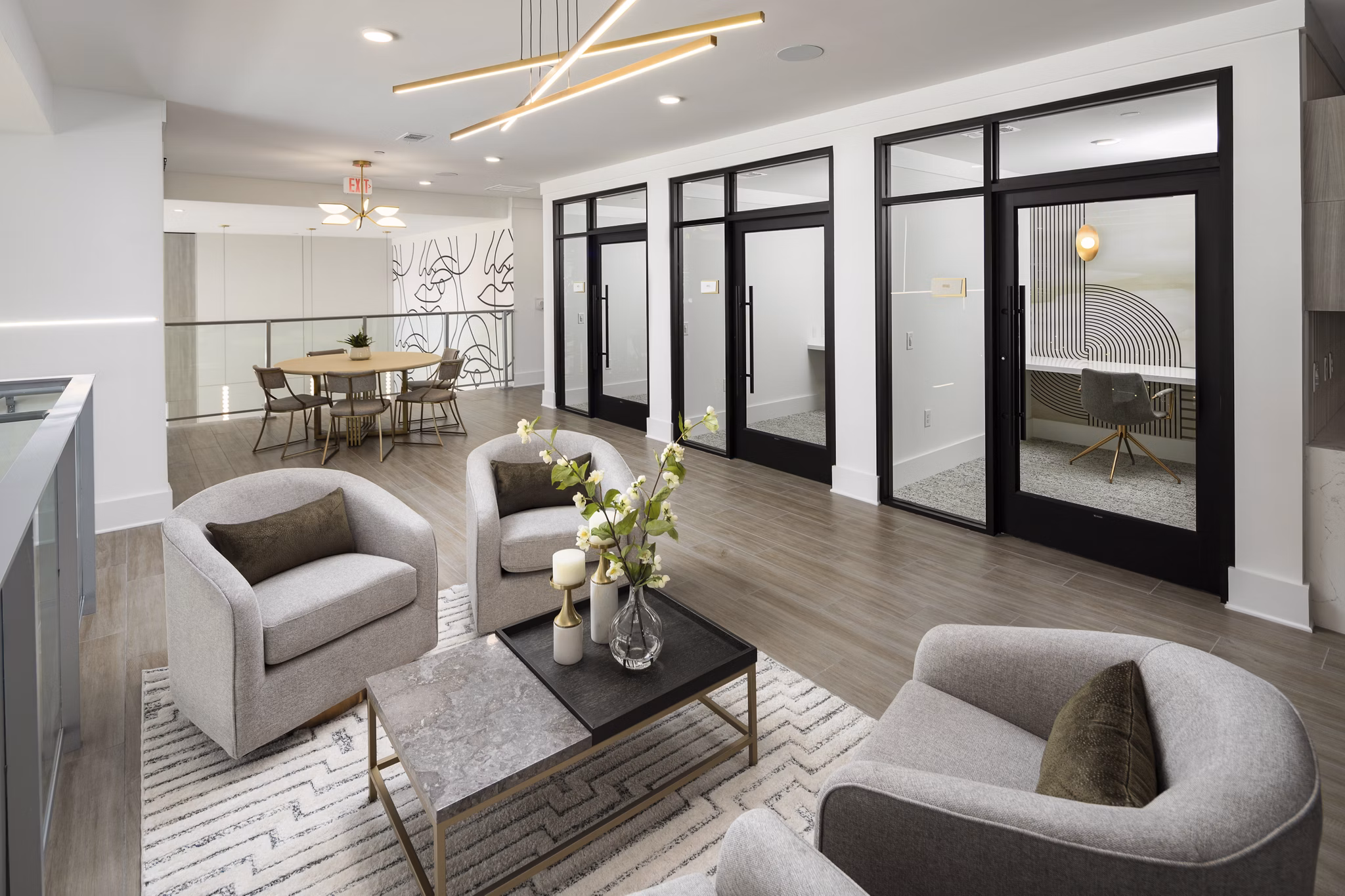 clubhouse at The Beverly by Alta Apartments